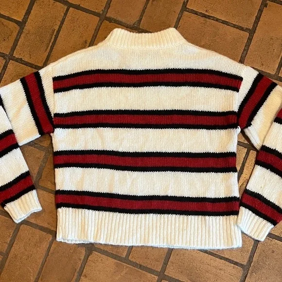 Rebecca Minkoff Taylor Stripe Sweater Size Medium - Picture 3 of 6